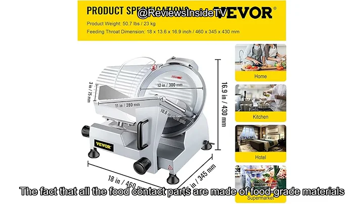 VEVOR Commercial Meat Slicer Review: Worth the Investment for Slicing Meat, Cheese & More?