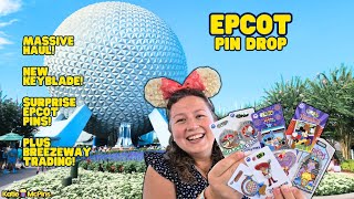 Massive Pin Drop at Epcot + Disney Pin Trading at the Breezeway | PINTastic Tuesday (July 2026)