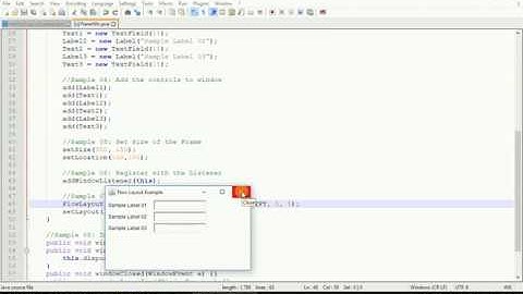 Java AWT FlowLayout Example Explained