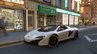 GTA IV 2014 Mclaren 650S Spider  Engine + Sound Mod