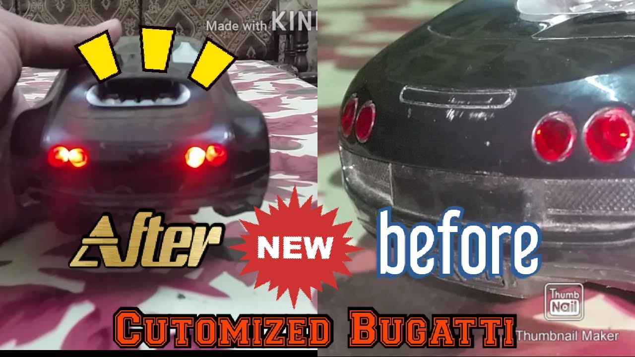 Customized Bugatti Veyron #bugatticutomized #bugatticar #Modelcar - YouTube