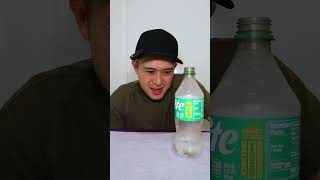 Sprite Challenge Gone WRONG 😭💀 #asmr #mukbang #asmrsounds #sprite #cocacola #lemon