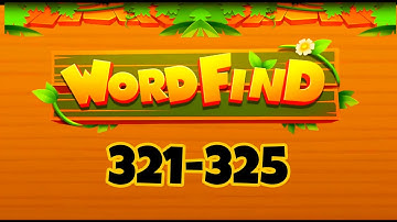 WORD FIND Word Connect Games level 321 322 323 324 325