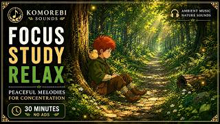 🌿 Peaceful Forest Melodies 🍃 Relaxing Music for Focus, Study & Work | Nature Ambience (30 Min) EP.1