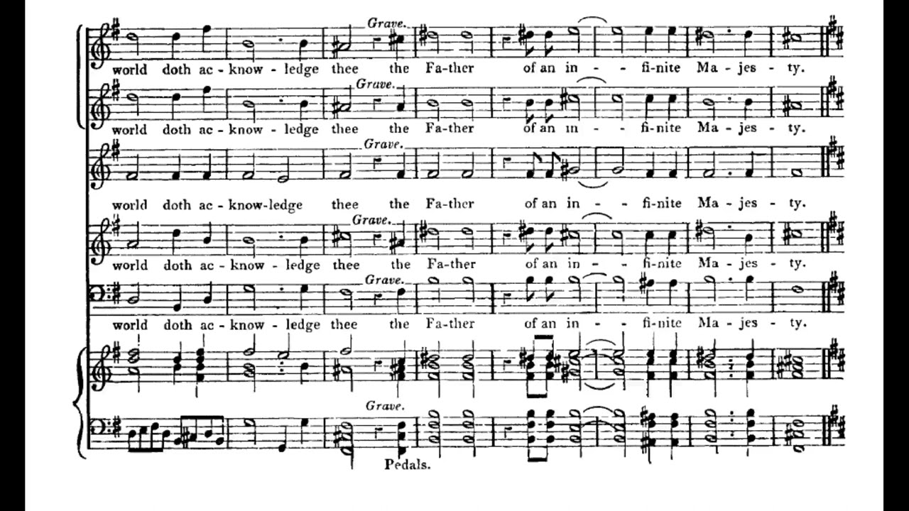 Händel: Dettingen Te Deum - V. The glorious company of the