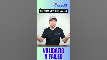 MBR2GPT Disk Layout Validation? #mbr2gpt #mbr #gpt #shorts