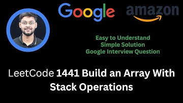 Solving LeetCode 1441  Build an Array With Stack Operations