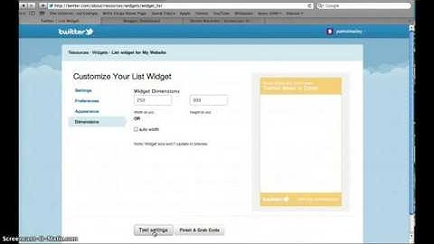How to Add a Twitter Feeds Widget in Blogger