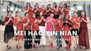 Mei Hao Xin Nian | Choreo by Cahaya Mega (INA) | Line Dance | Demo Ss. Herlin