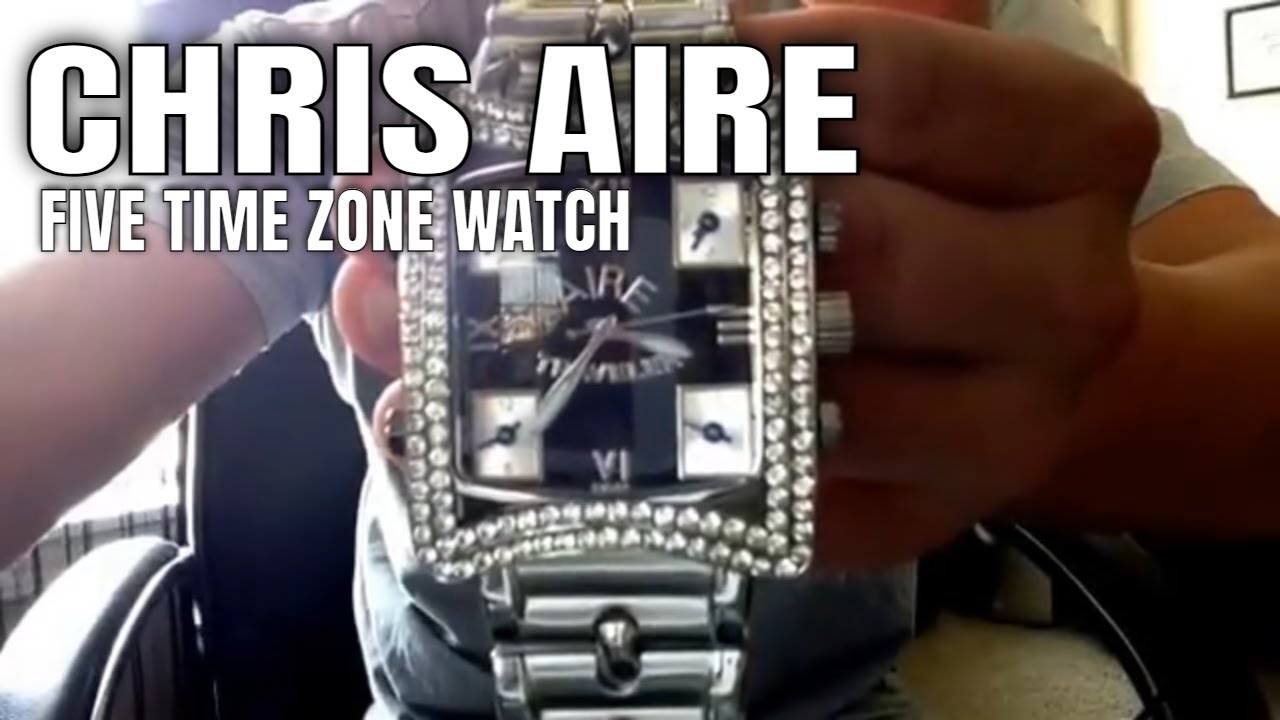 Five Time Zone Watch | Chris Aire Traveler Watch