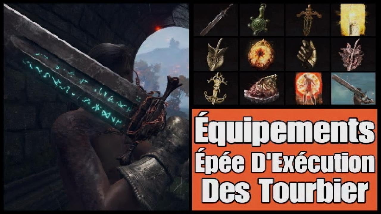 Elden Ring - Épée D'Exécution Des Tourbier / Équipements