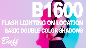 FLASH LIGHTING ON LOCATION | BASIC DOUBLE COLOR SHADOWS