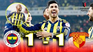 Fenerbahce 1-1 Goztepe Maç Özeti & Ler Süper Lig 2026 Hd