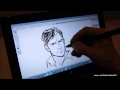 Speed drawing con Microsoft Surface Pro