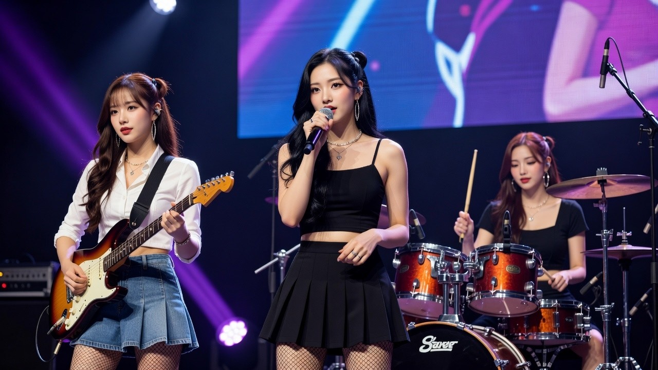 💥그냥 틀어만 두세요, 당신의 분위기를 바꿔줄 음악💥.  걸그룹 밴드스타일 playlist. 인디락 (1:33:36)