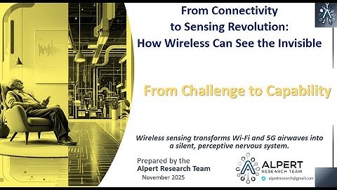 From Challenge to Capability - From Connectivity to Sensing Revolution