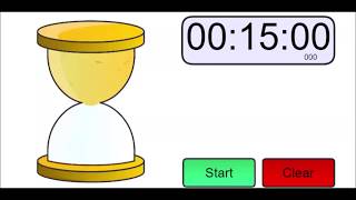 15 Minutes- Sand Timer