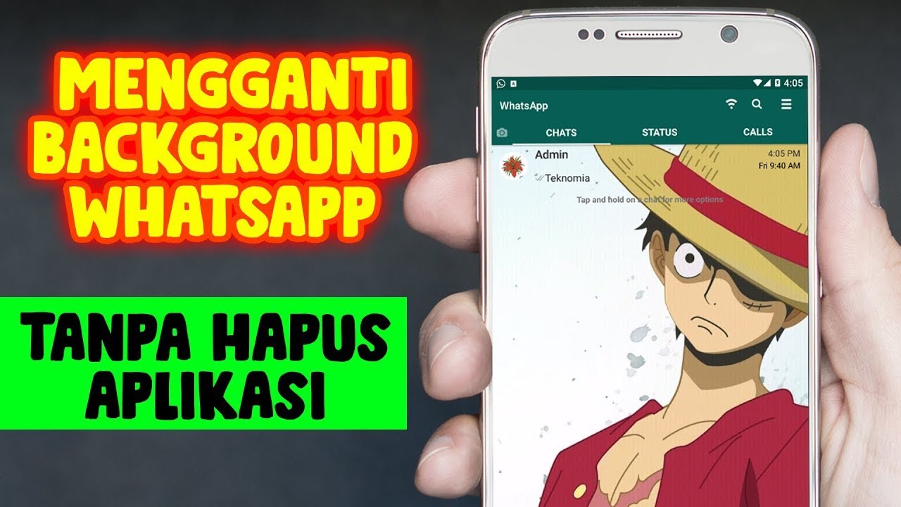  Cara  Mengganti  Tema Chat WhatsApp Dengan  Background  Foto  