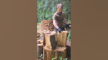 🛠️ Splitting Axe - X27 vs Dense Wood Test #firewood