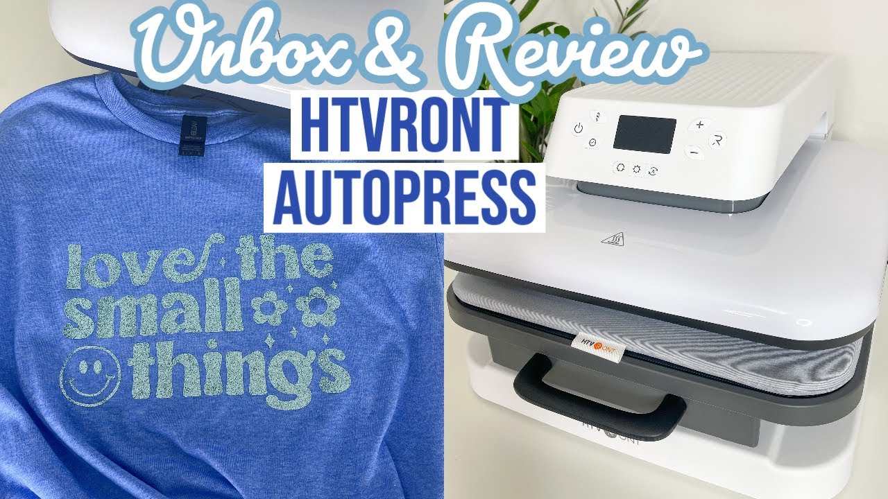 My HTVRont Heat Press Machine Review - Alanda Craft