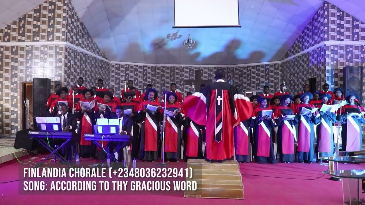 According to Thy Gracious Word   Finlandia Chorale