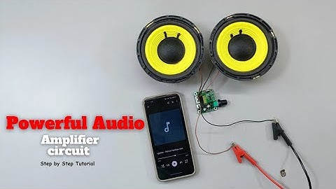 Powerful Audio Amplifier Circuit