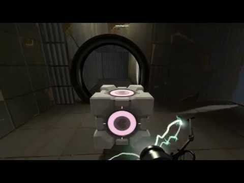 Portal 2: Intento de salvacion del cubo de compañia