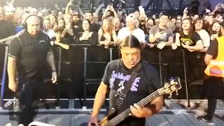 Robert Trujillo with the fans of METALLICA in Athens; show!  (Live 9/5/2026)