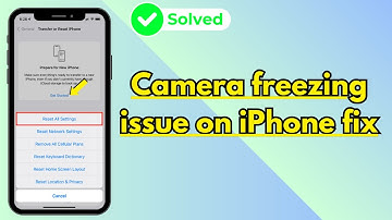Camera freezing issue on iPhone fix | iOS