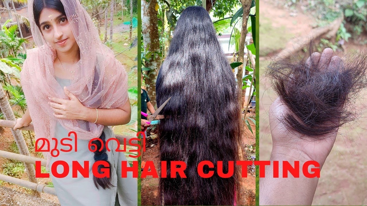 long hair cutting