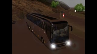 Setra Bus Driving: Alpes deadly roads Driving School Ovilex Software screenshot 1