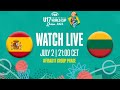 Full Basketball Game | Spain 🇪🇸 vs. Lithuania 🇱🇹 | FIBA U17 Basketball World Cup 2022