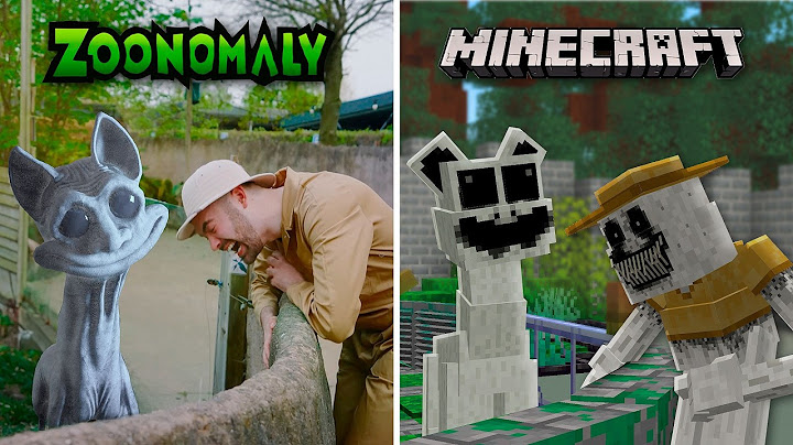 I Remade ZOONOMALY Scenes REAL LIFE In Minecraft