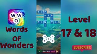 Words of Wonders Hexa Level 17 |Words of Wonders Hexa Level 18 | Go Answer