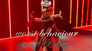 kwn ft. Kehlani - worst behaviour | 2shiFt Choreography with 心優 @kwnway @kehlani