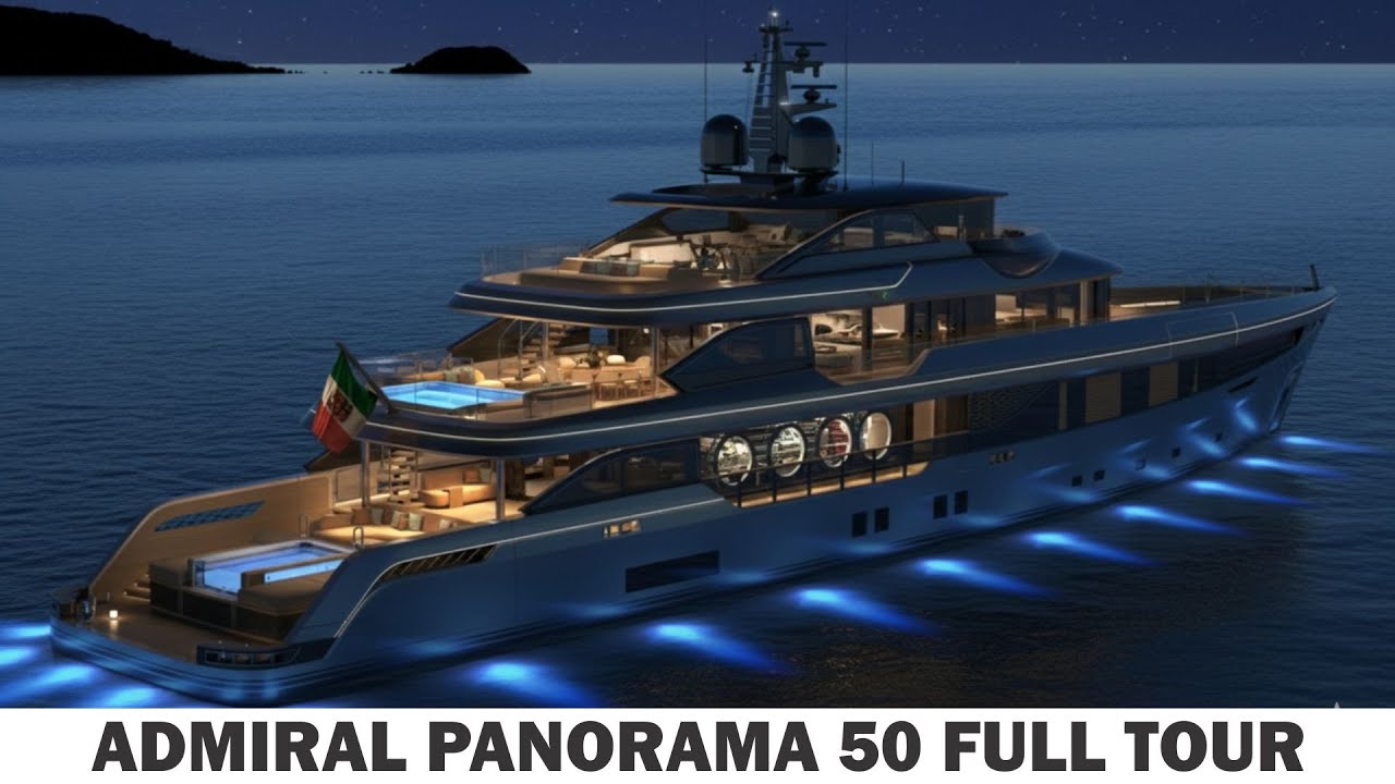 Inside the Admiral Panorama 50: The $50M Superyacht Redefining ...
