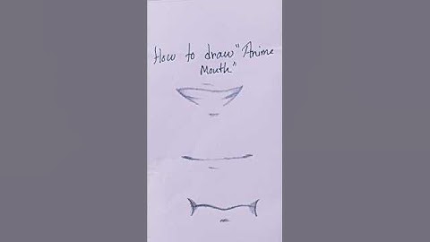 How to draw anime mouth 👄 part-1 #art #drawing #shorts #sketch #anime #viralvideo #artist #cartoon