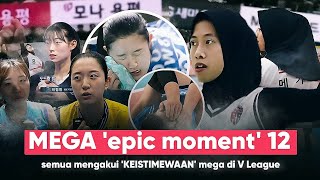 terpental Setelah Coba Hentikan Back Ataack Mega!! 12 Moment Terbaik MEGA di V League Season 2023/24