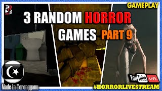 *SERAM!* "CHALLENGE JANGAN GELAK!!"|| 🔴 3 RANDOM HORROR GAMES #9 (Malaysia) #HorrorLivestream screenshot 4