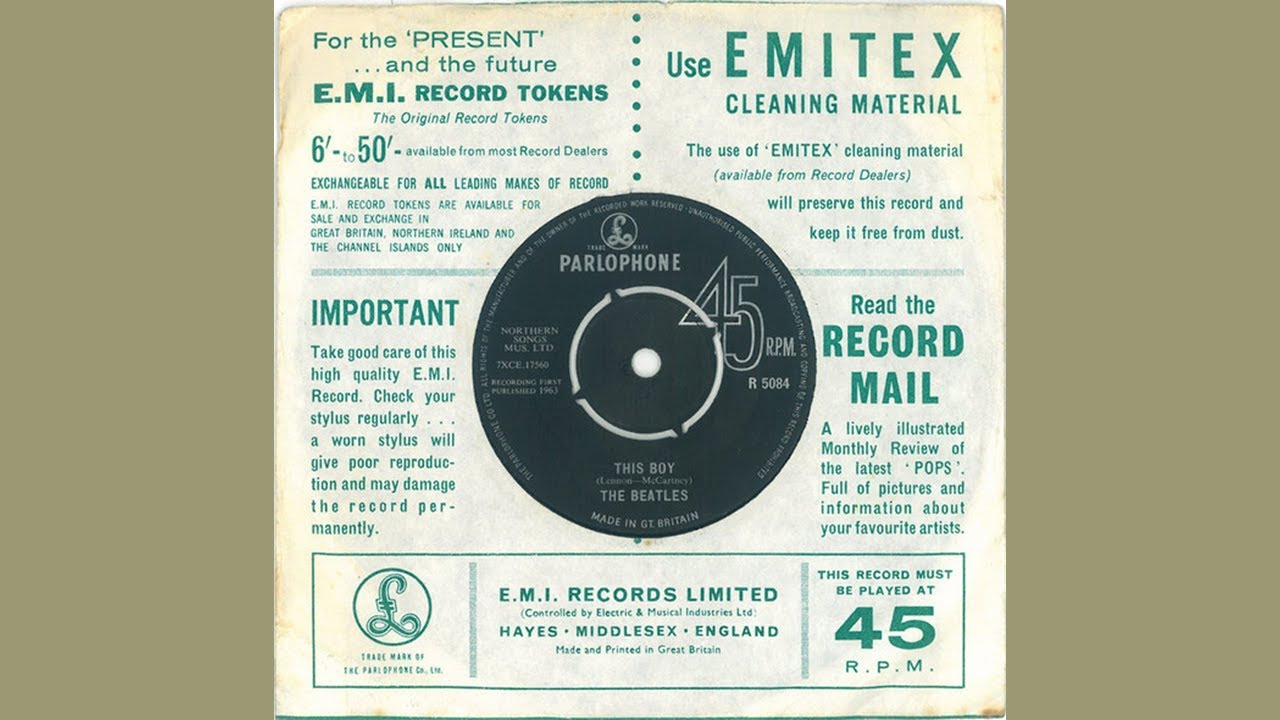 The Beatles - This Boy (Mono) - YouTube
