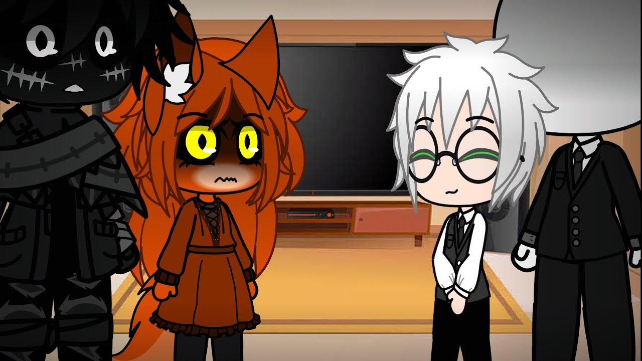 Реакция зверей на Антона как Слендермен