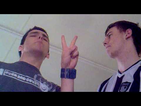 Mikey and Skip miming 2 Pints of Lager Biscuit Rap