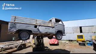 Split window VW Singlecab • 1959 After sandblasting