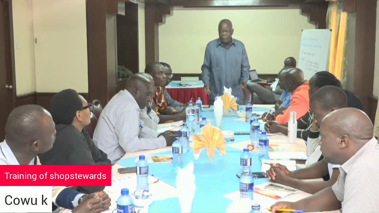 Training and induction of COWUK shopstewards