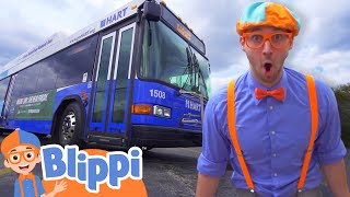 Explore And Ride A Bus With Blippi! | Bus Videos for Kids | Educational Videos for Kids