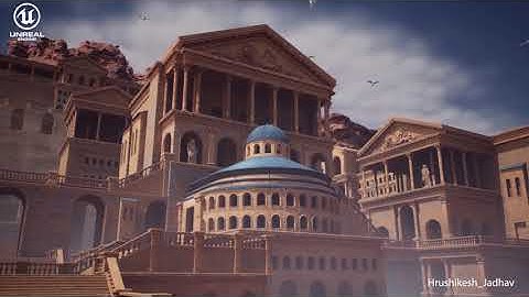 Roman Modular Game Environment (UE5) - Hrushikesh Jadhav.