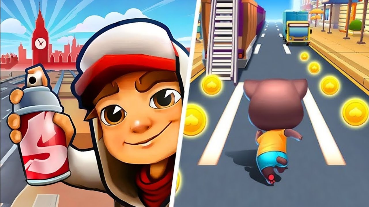 Subway Surfers vs Cat Runner 😱 Who Wins the Race? Full Gameplay
