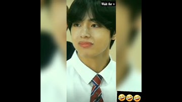Wait for V...😅🤣 #bts #V #funny #shorts