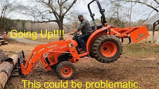 GOING UP! | QUICK, EASY, AND CHEAP TRACTOR COUNTERWEIGHT | HOMESTEAD INGENUITY AND RESOURECEFULNESS