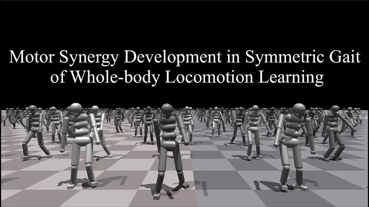Motor Synergy Development in Symmetric Gait of Whole-body Locomotion Learning, Scientific Reports